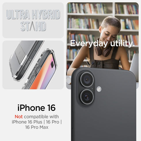 Spigen iPhone 16 Case Ultra Hybrid S MAGFIT